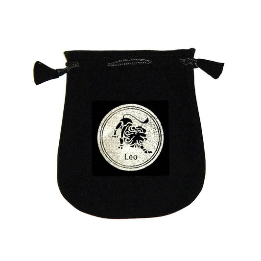 Velvet pouch - Leo - 