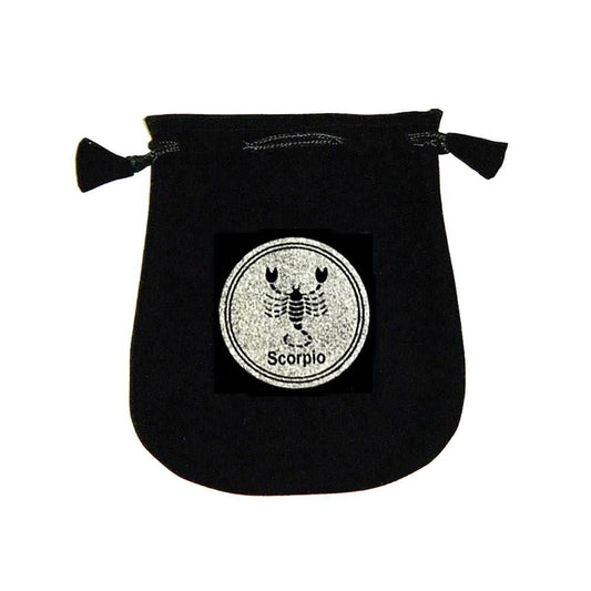 Velvet pouch - Scorpio - 