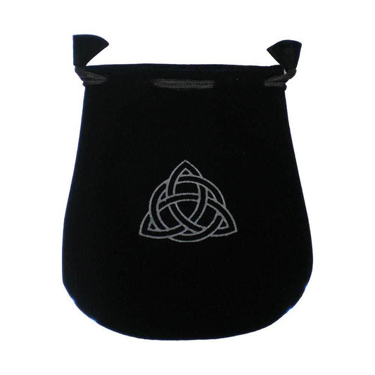 Velvet pouch - Triquetra - 