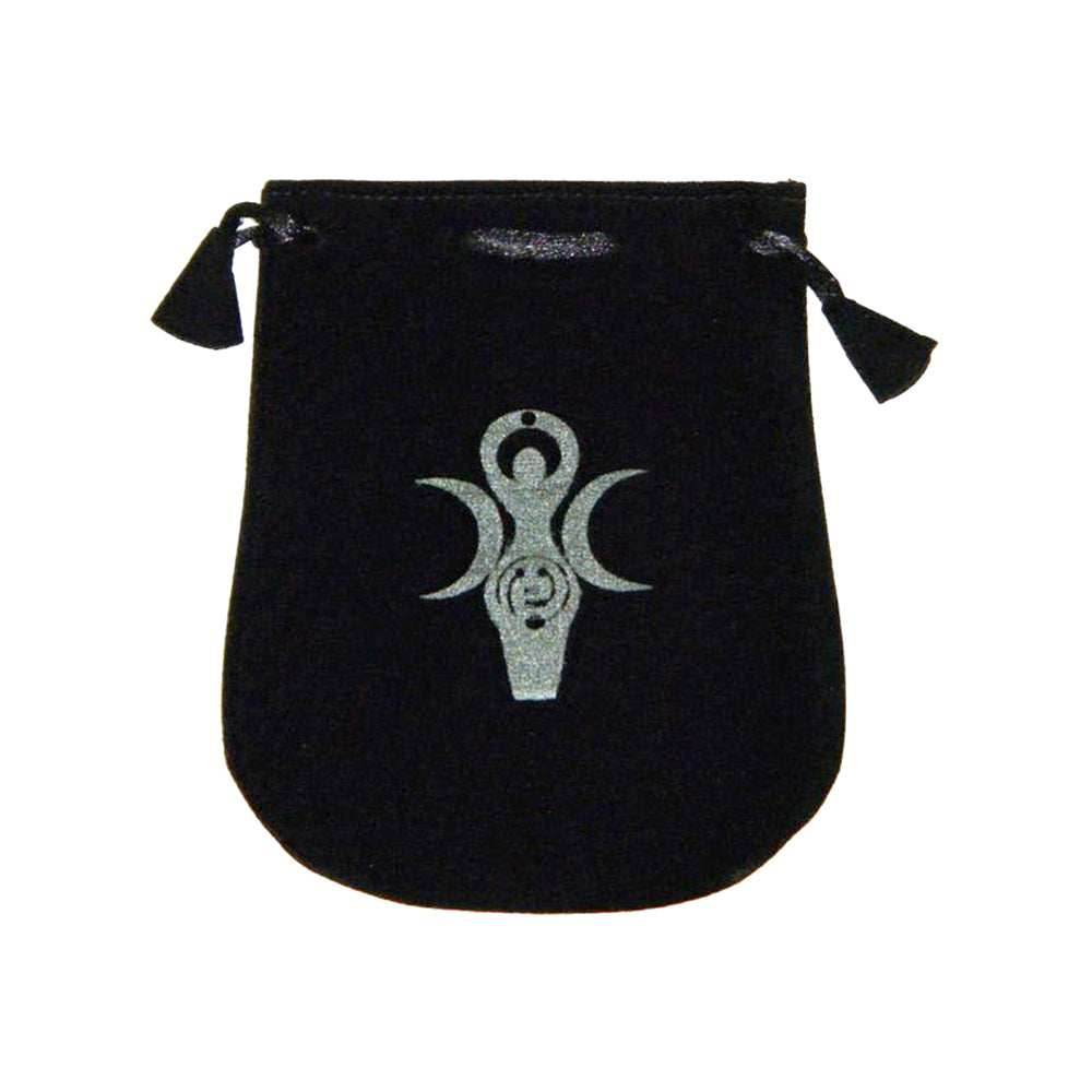 Velvet pouch - Goddess - 