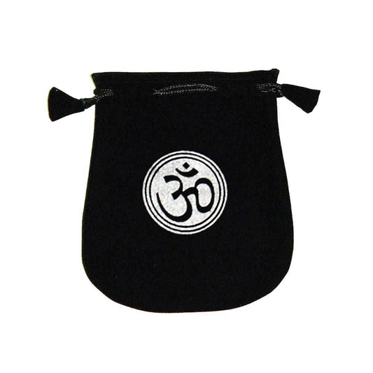 Velvet pouch - Om - 
