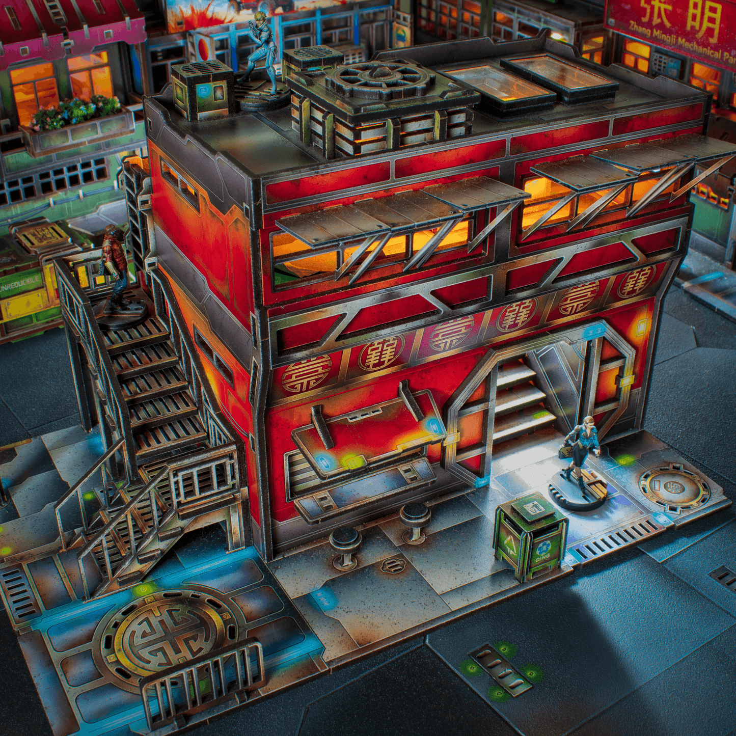 Xiguan Vendor Flat - Color Printed in Red