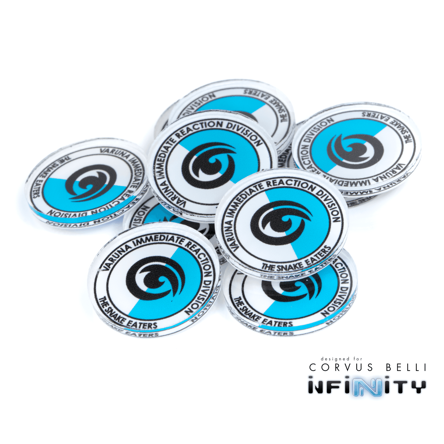 Full Color Infinity Faction Markers, 25mm (Bag of 10) - Varuna / 25mm