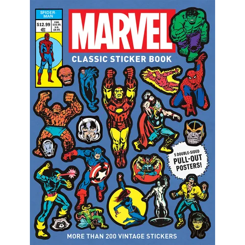 Marvel Classic Sticker Book: Includes 250+ Stickers and 5 Pull-Out Posters