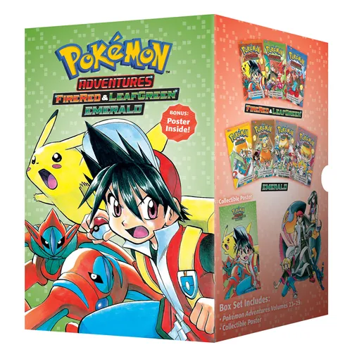 Pokémon Adventures Firered & Leafgreen / Emerald Box Set: Includes Vols. 23-29