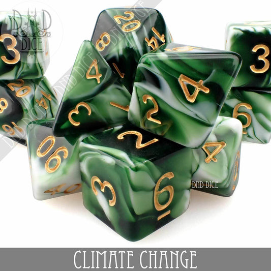 Climate Change 7 or 11 Dice Set - 11 Dice Set