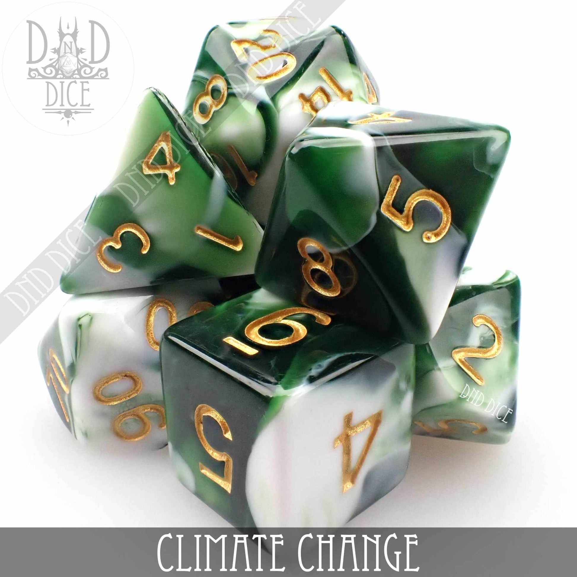 Climate Change 7 or 11 Dice Set - 7 Dice Set