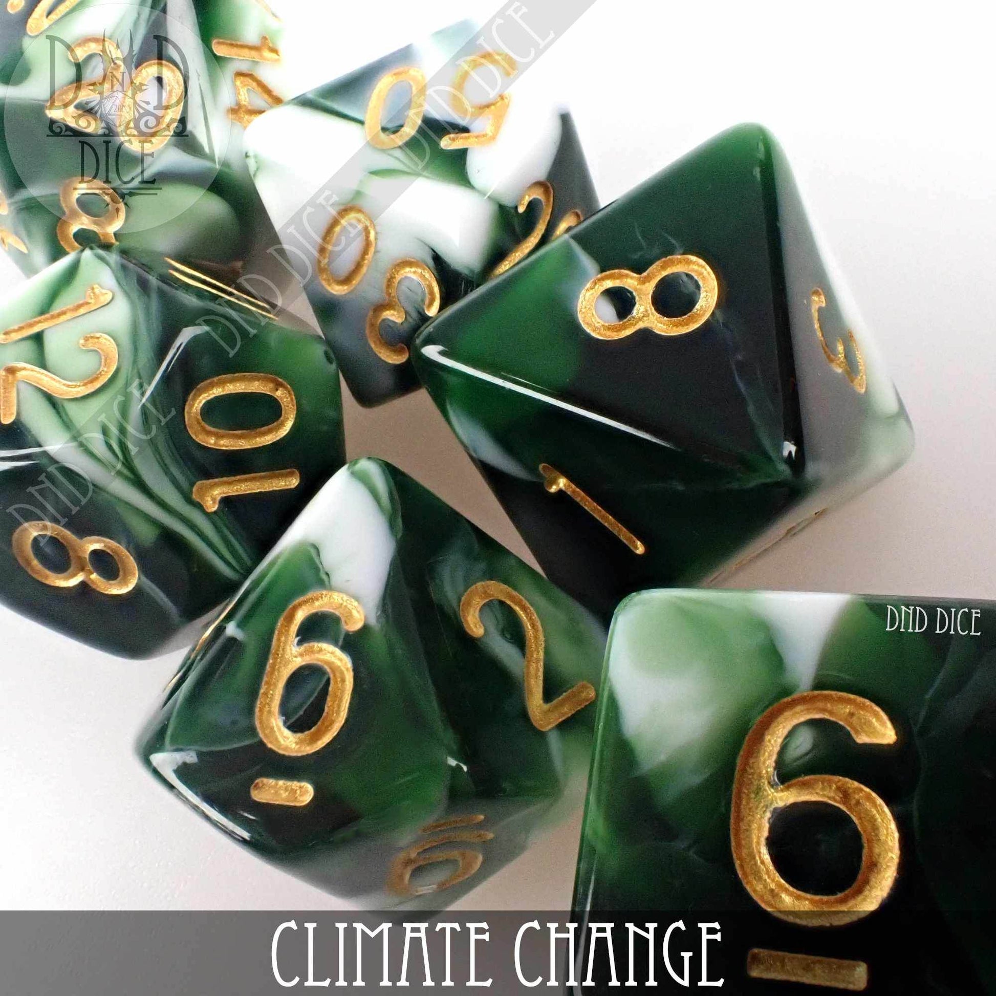 Climate Change 7 or 11 Dice Set - 7 Dice Set