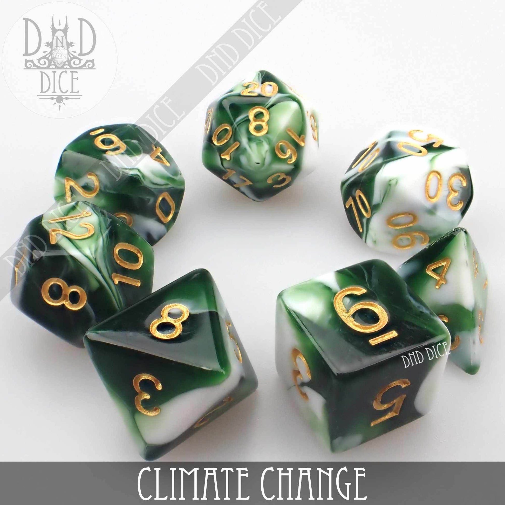 Climate Change 7 or 11 Dice Set - 7 Dice Set
