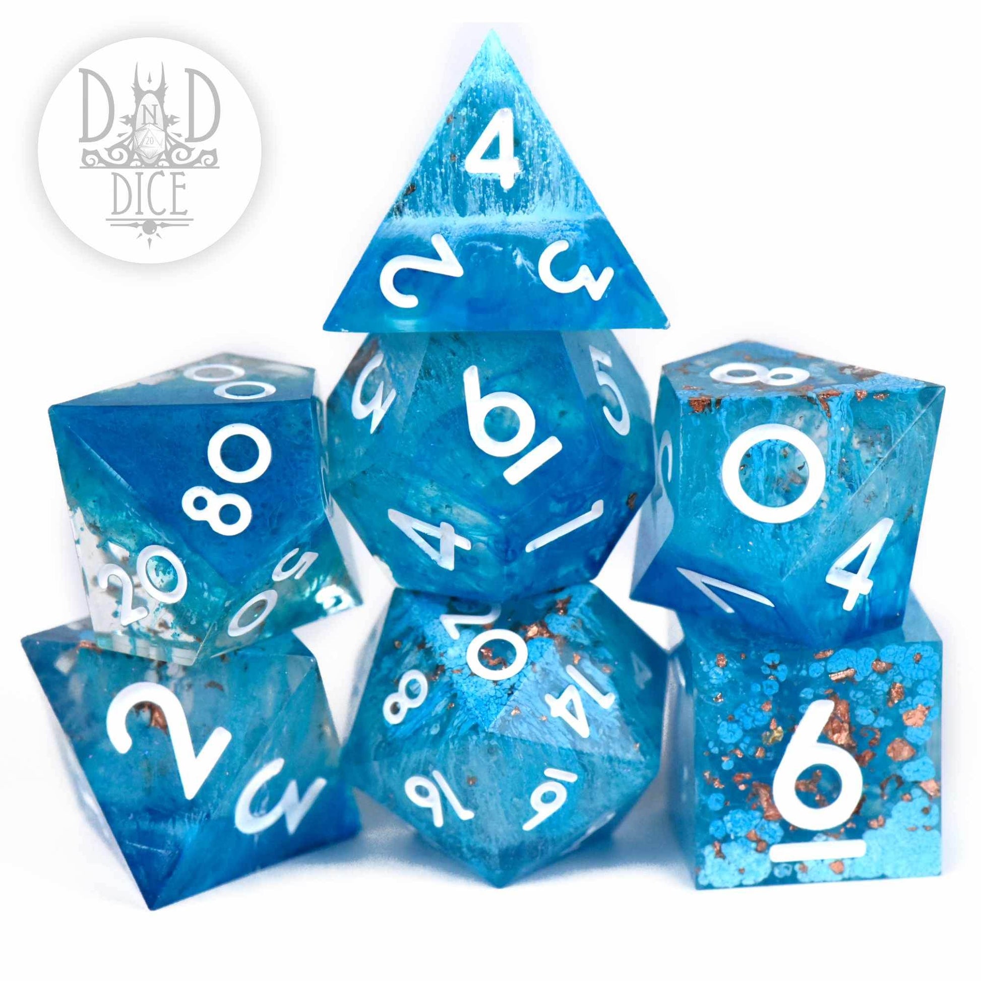Copper Lochs Handmade Dice Set - 