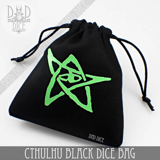 Call of Cthulhu BLACK Dice Bag - 