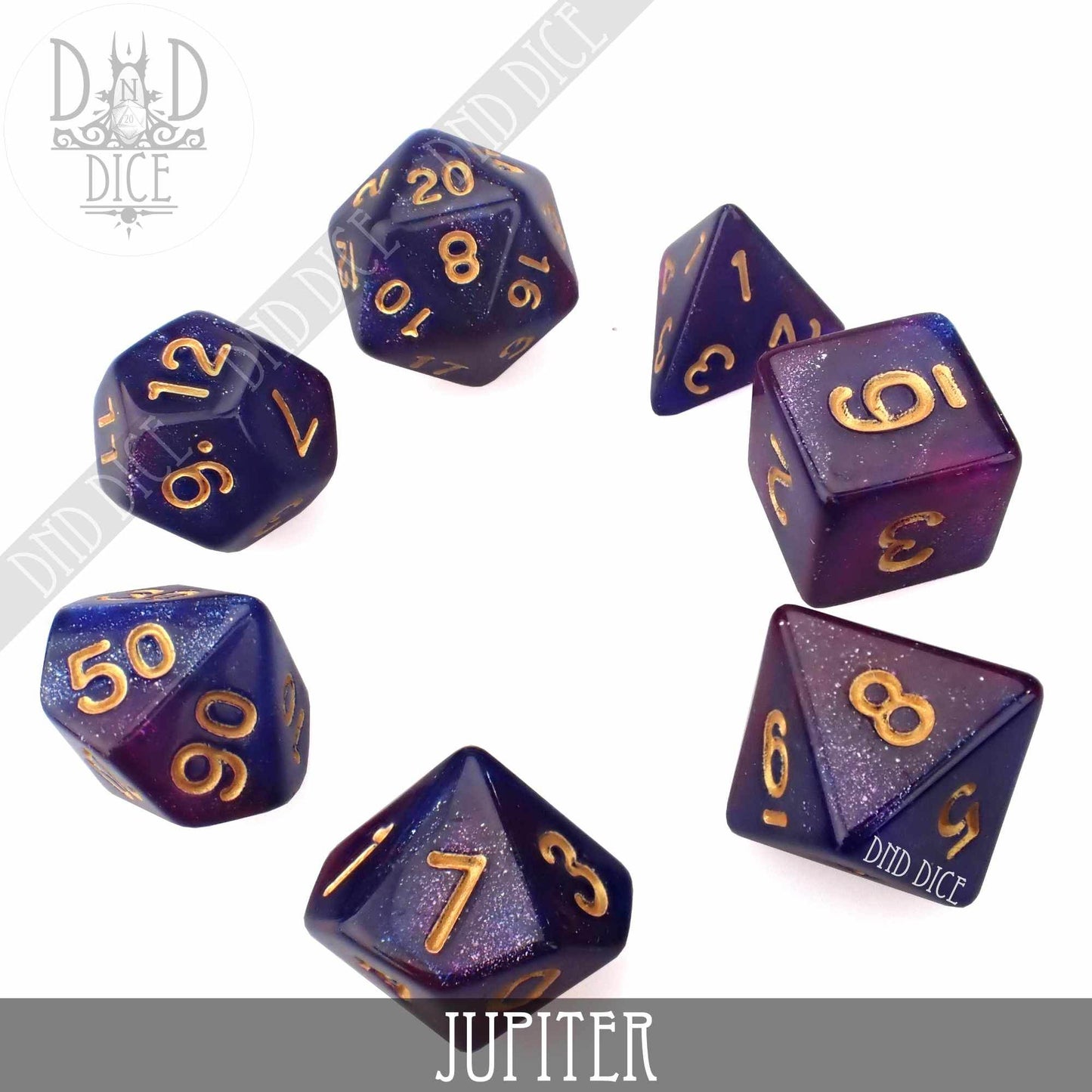 Jupiter Galaxy Dice Set - 