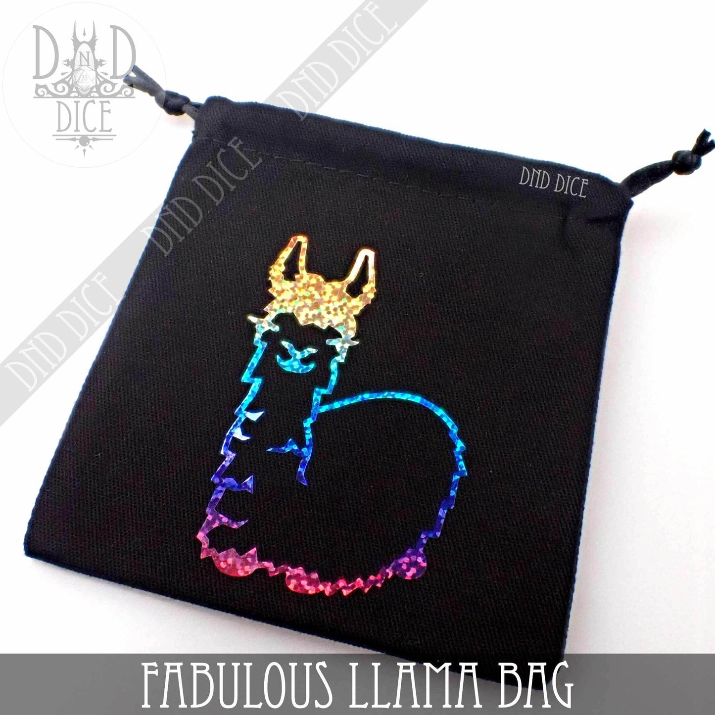 Fabulous Llama Dice Bag - 