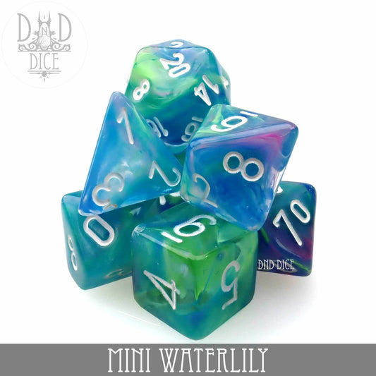 Mini Waterlily Dice Set (10mm) - 