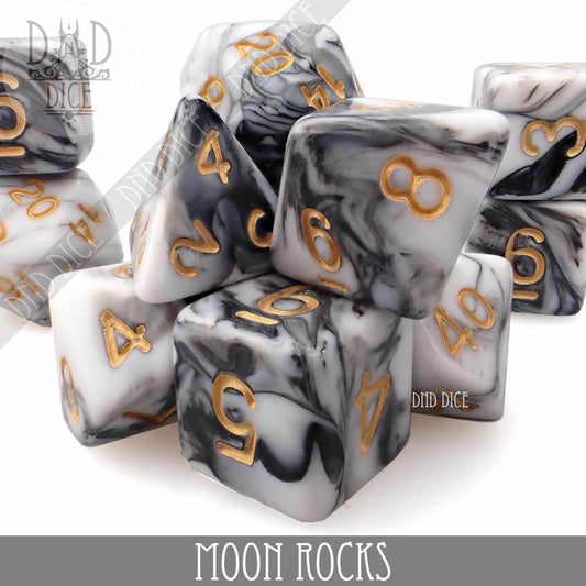 Moon Rocks 7 or 11 Dice Set - 11 Dice Set