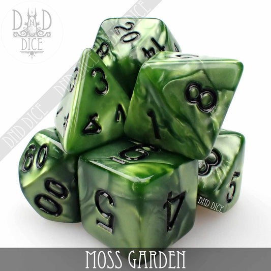 Moss Garden Dice Set - 