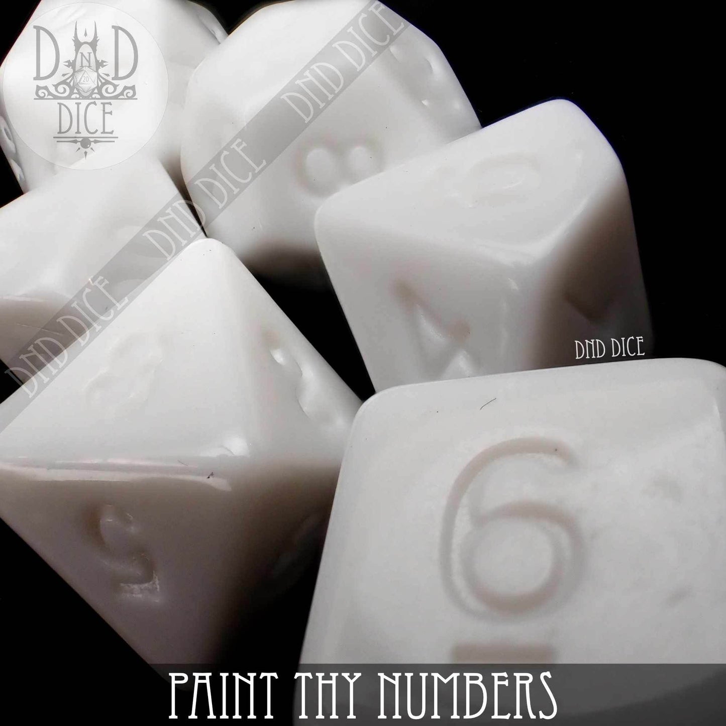 Paint Thy Numbers Dice Set - 