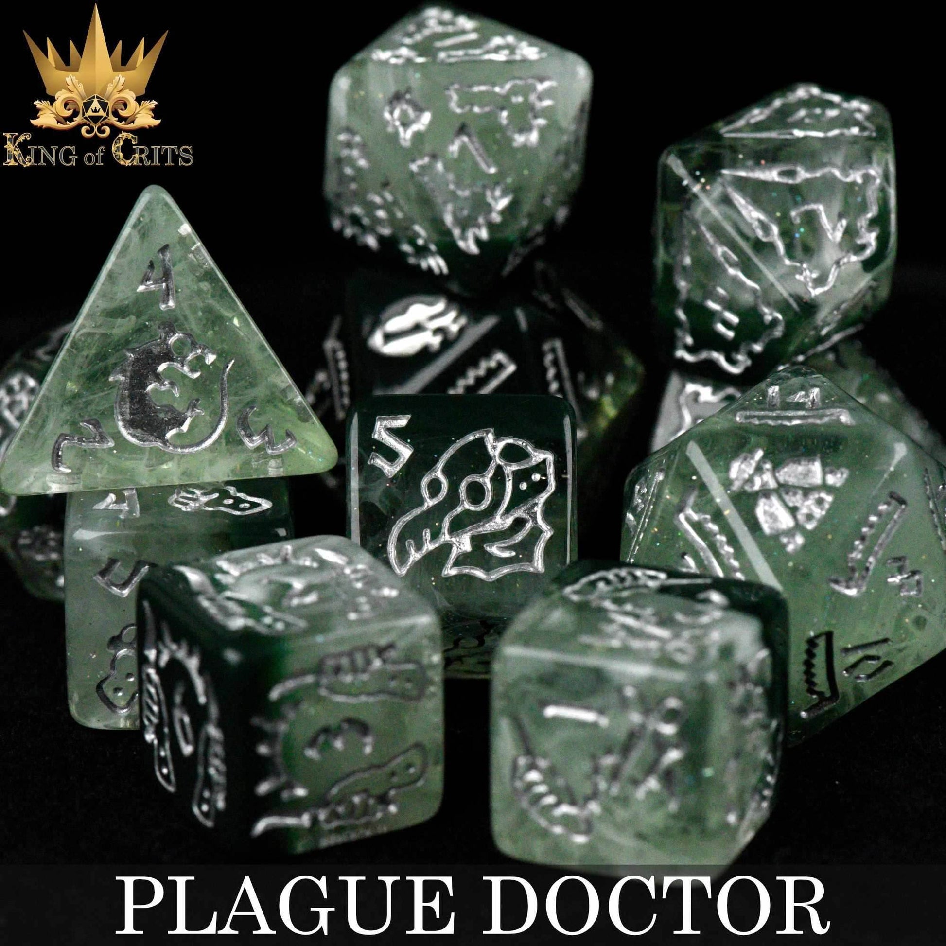 Plague Doctor 11 Dice Set - 