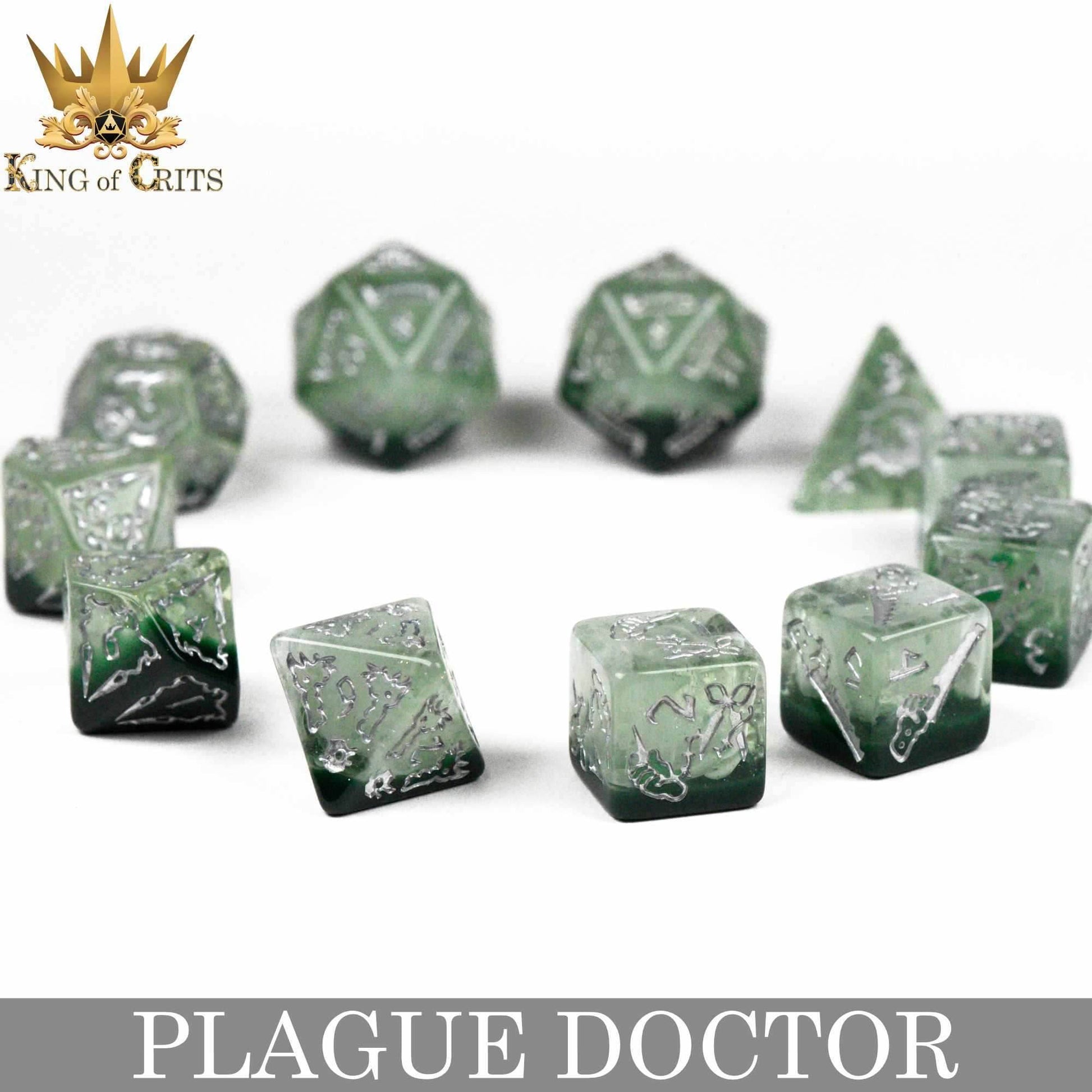 Plague Doctor 11 Dice Set - 