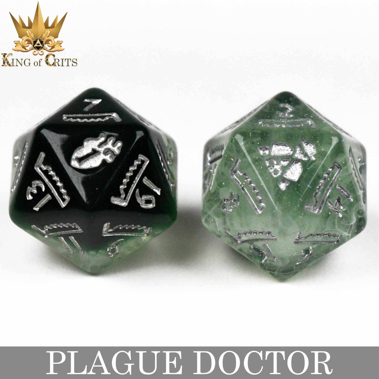 Plague Doctor 11 Dice Set - 