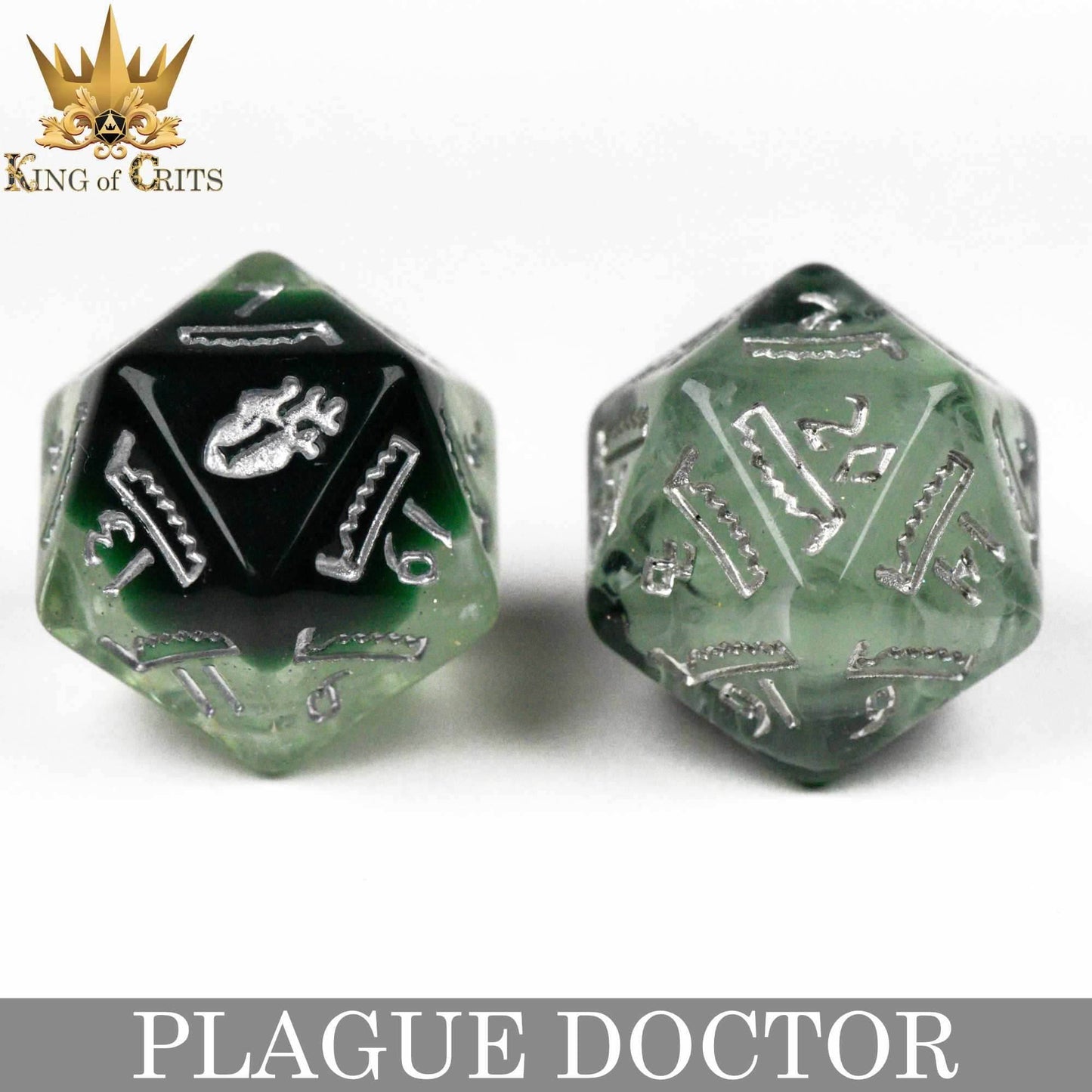 Plague Doctor 11 Dice Set - 
