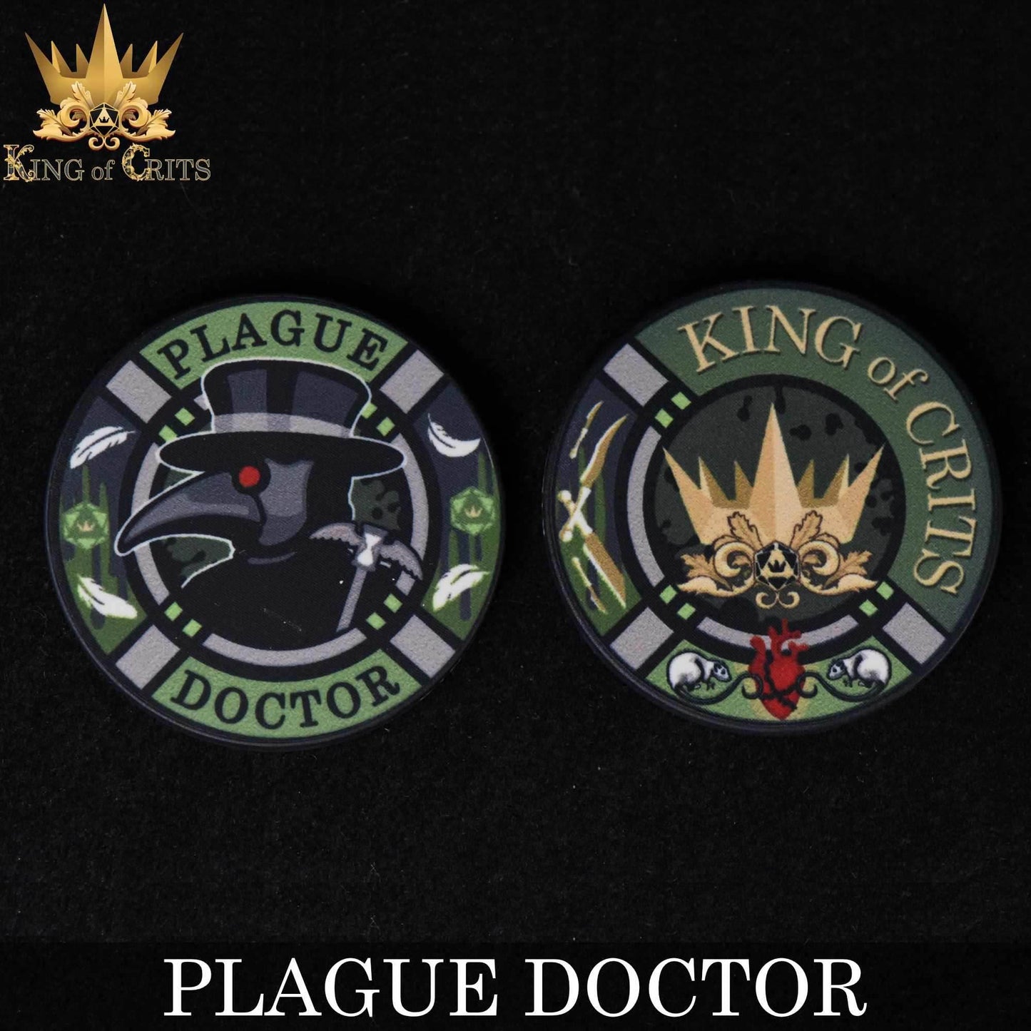 Plague Doctor 11 Dice Set - 