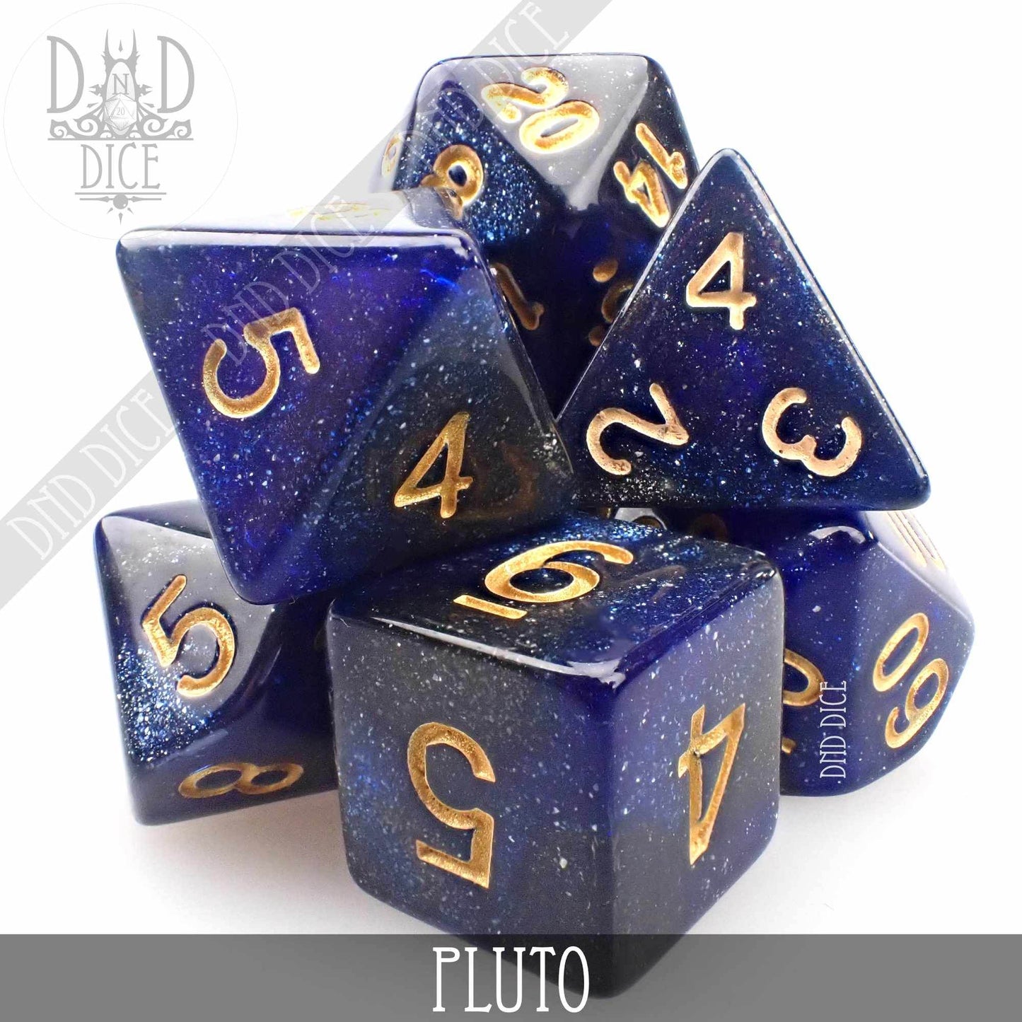 Pluto Galaxy Dice Set - 