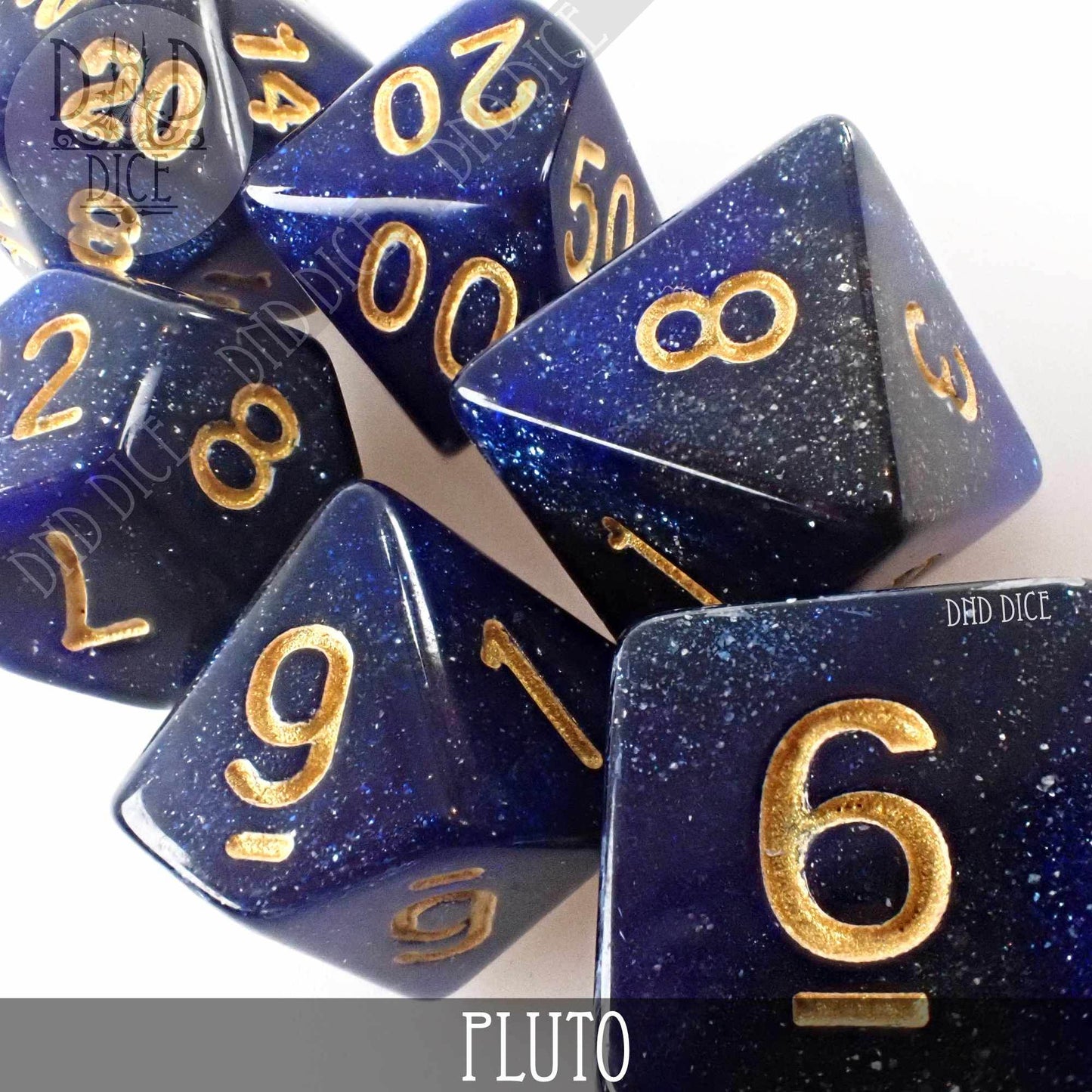 Pluto Galaxy Dice Set - 