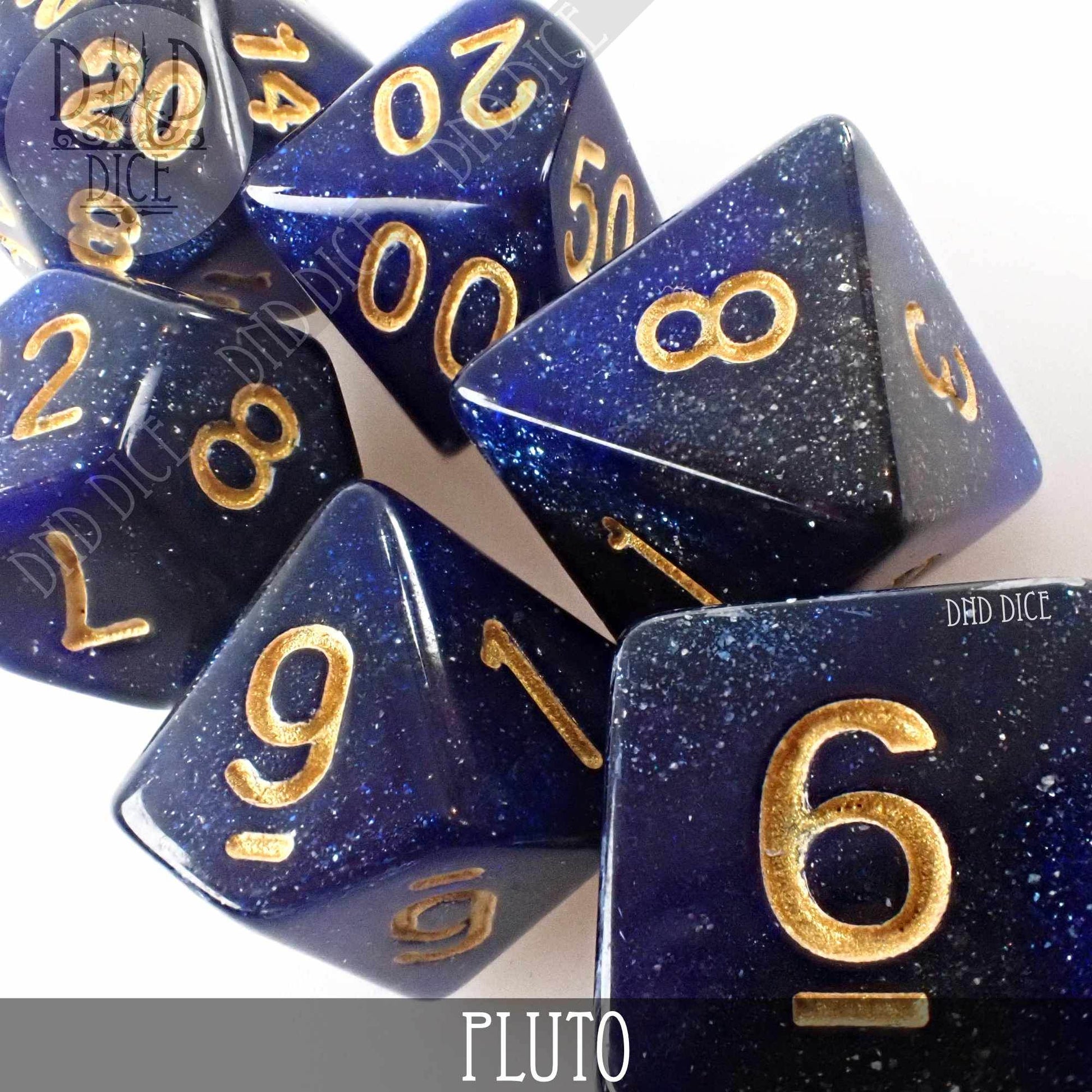Pluto Galaxy Dice Set - 