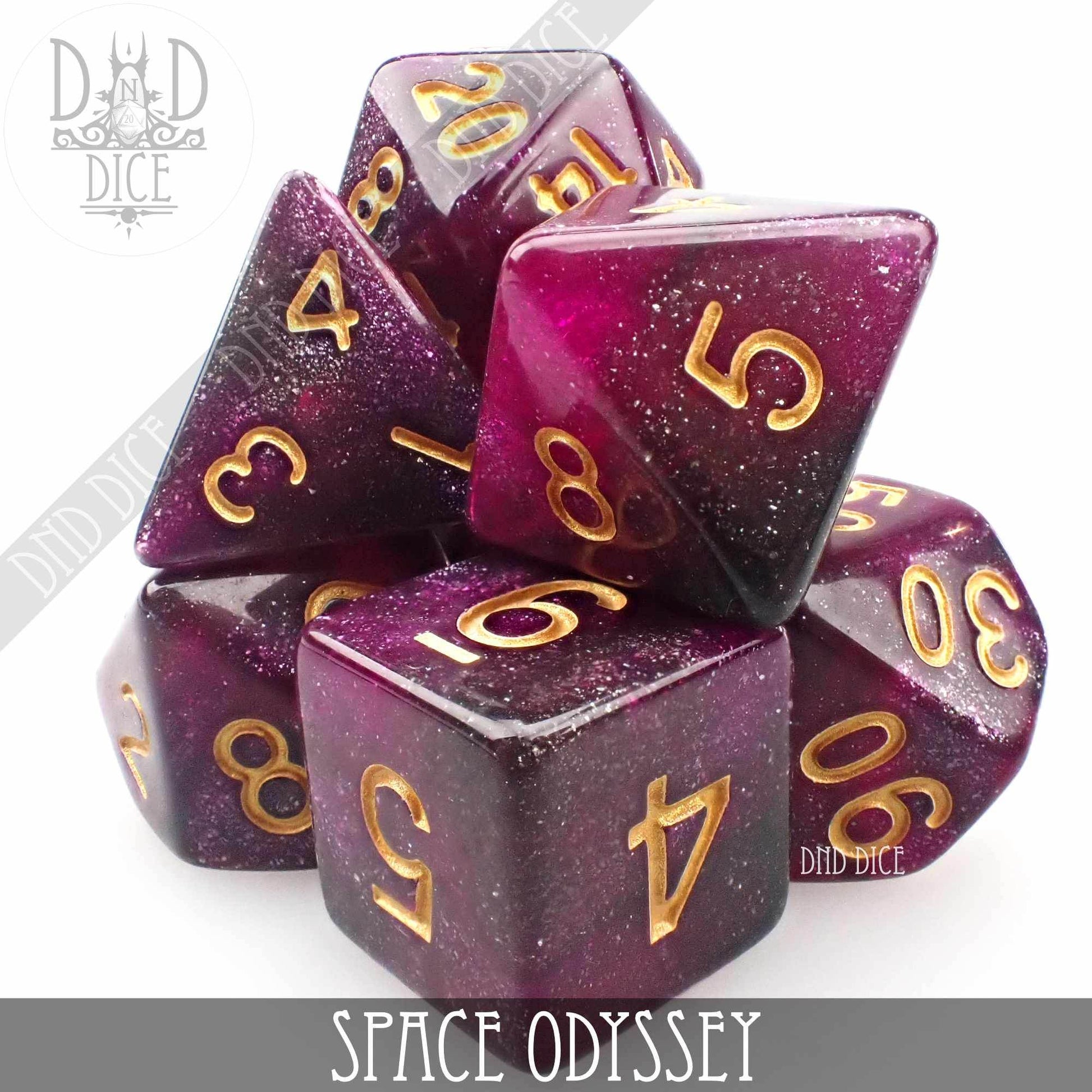 Space Odyssey Galaxy Dice Set - 