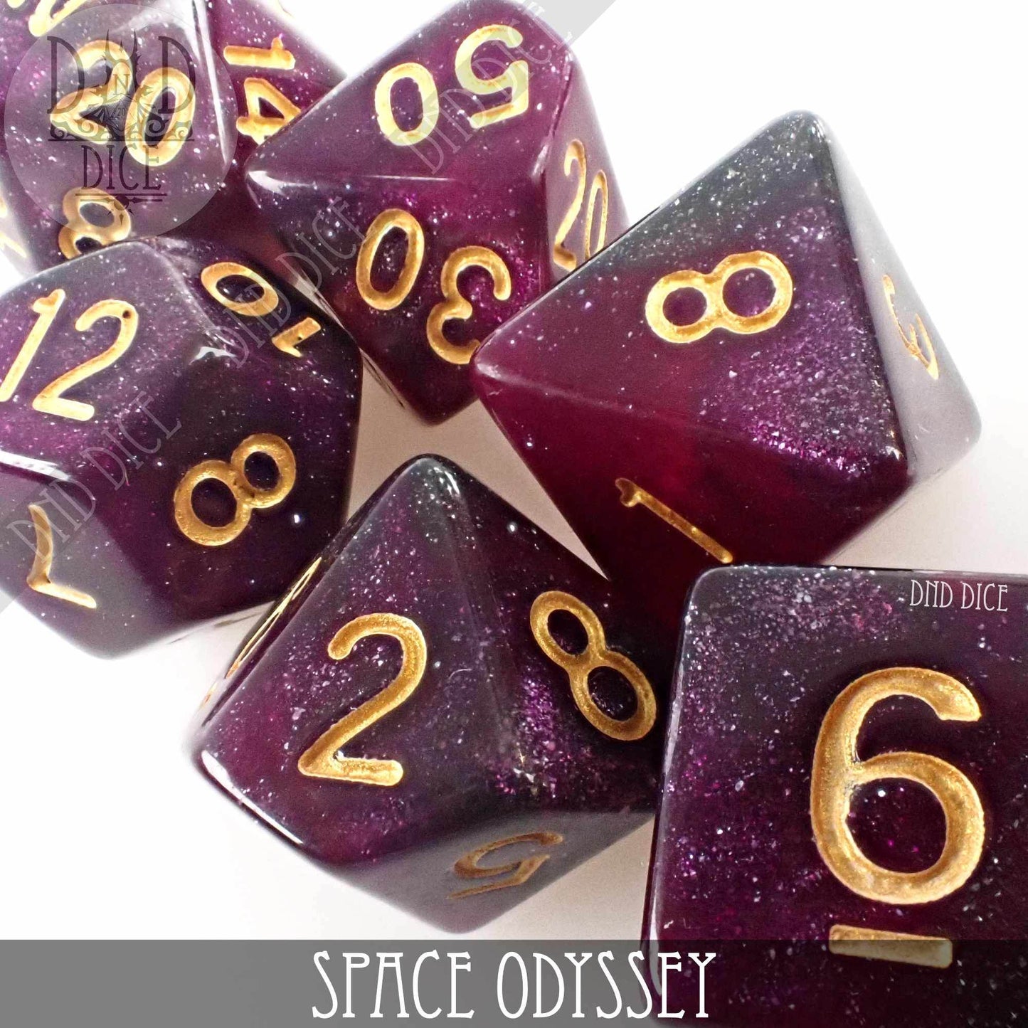 Space Odyssey Galaxy Dice Set - 