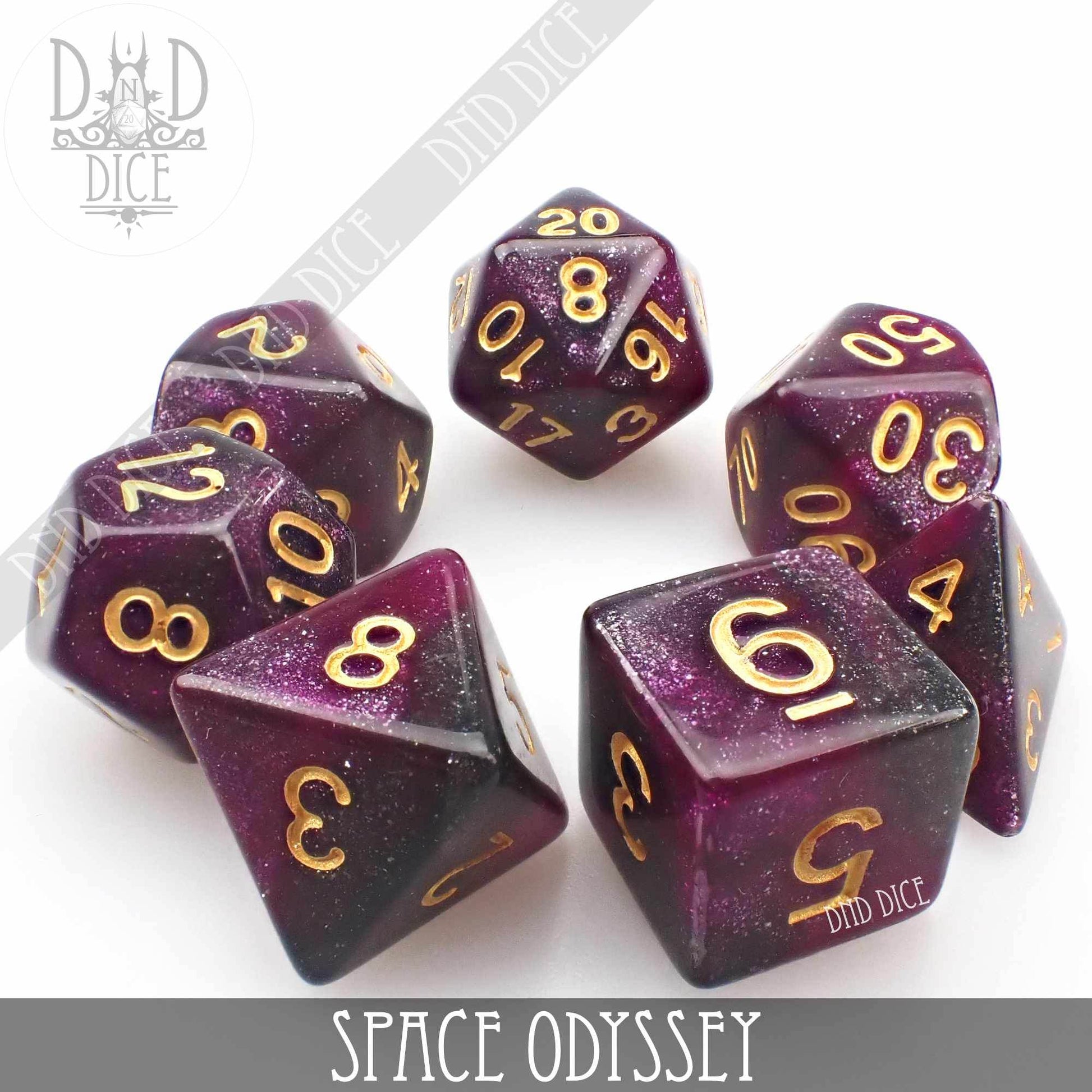 Space Odyssey Galaxy Dice Set - 