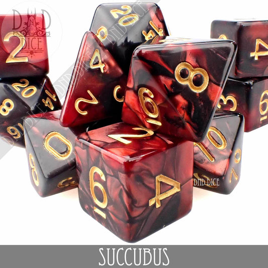 Succubus 7 or 11 Dice Set - 11 Dice Set
