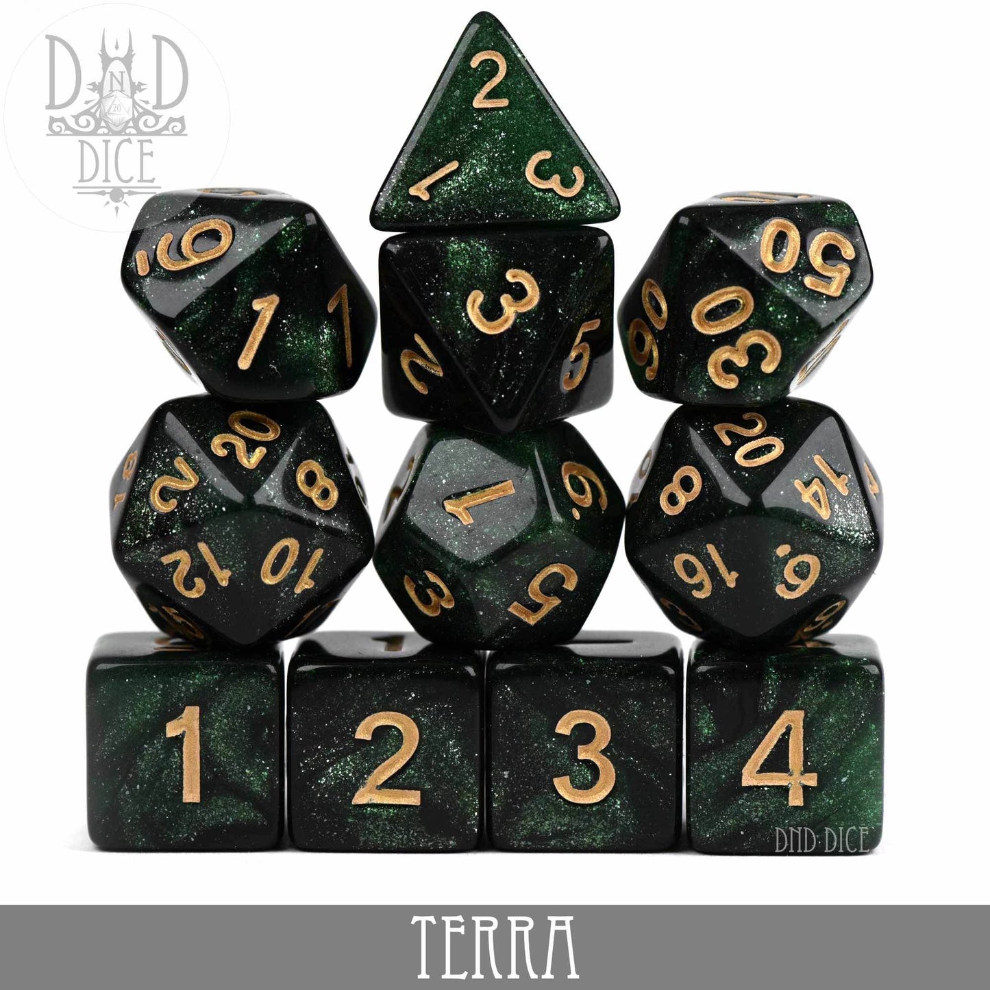 Terra Galaxy 7 or 11 Dice Set - 11 Dice Set