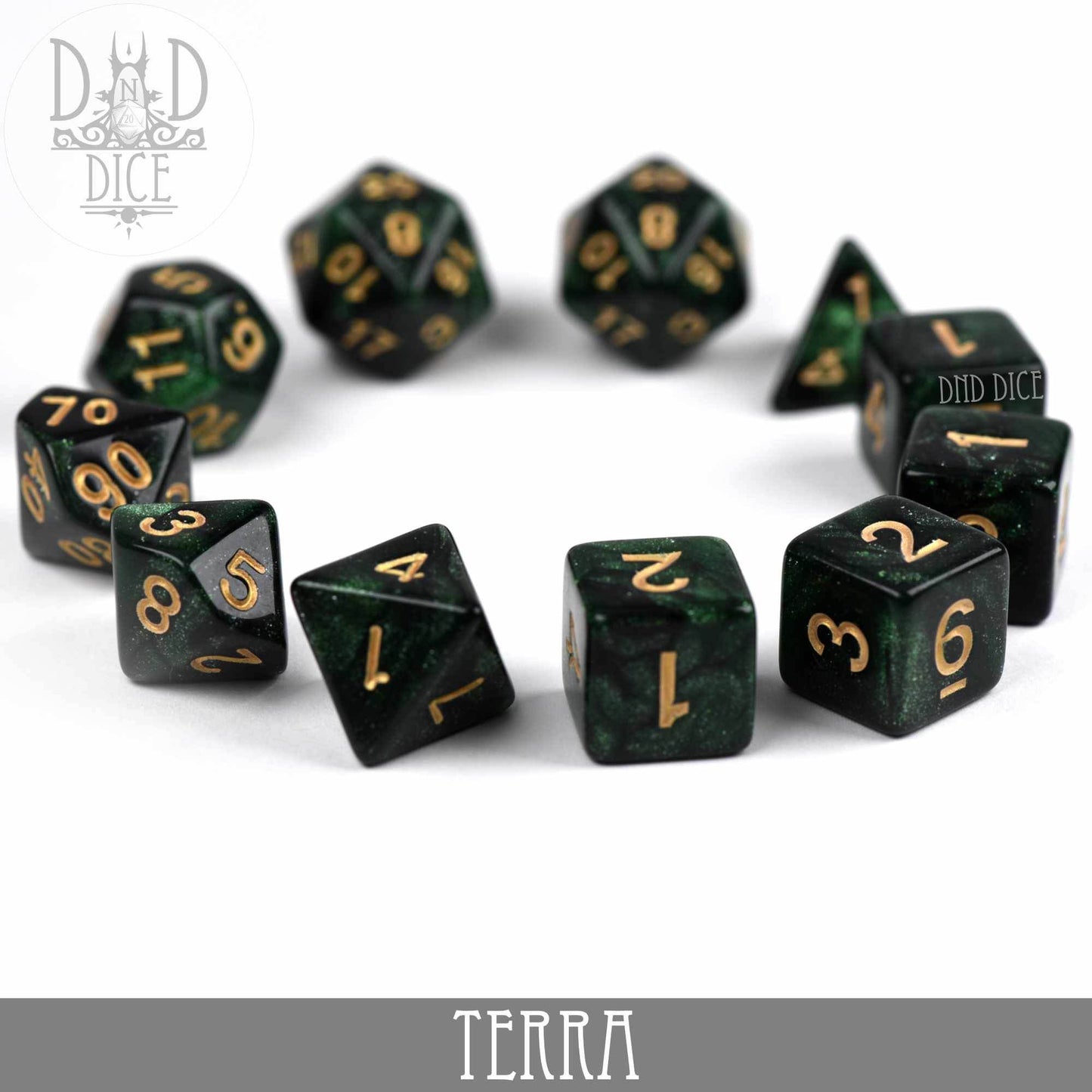 Terra Galaxy 7 or 11 Dice Set - 7 Dice Set