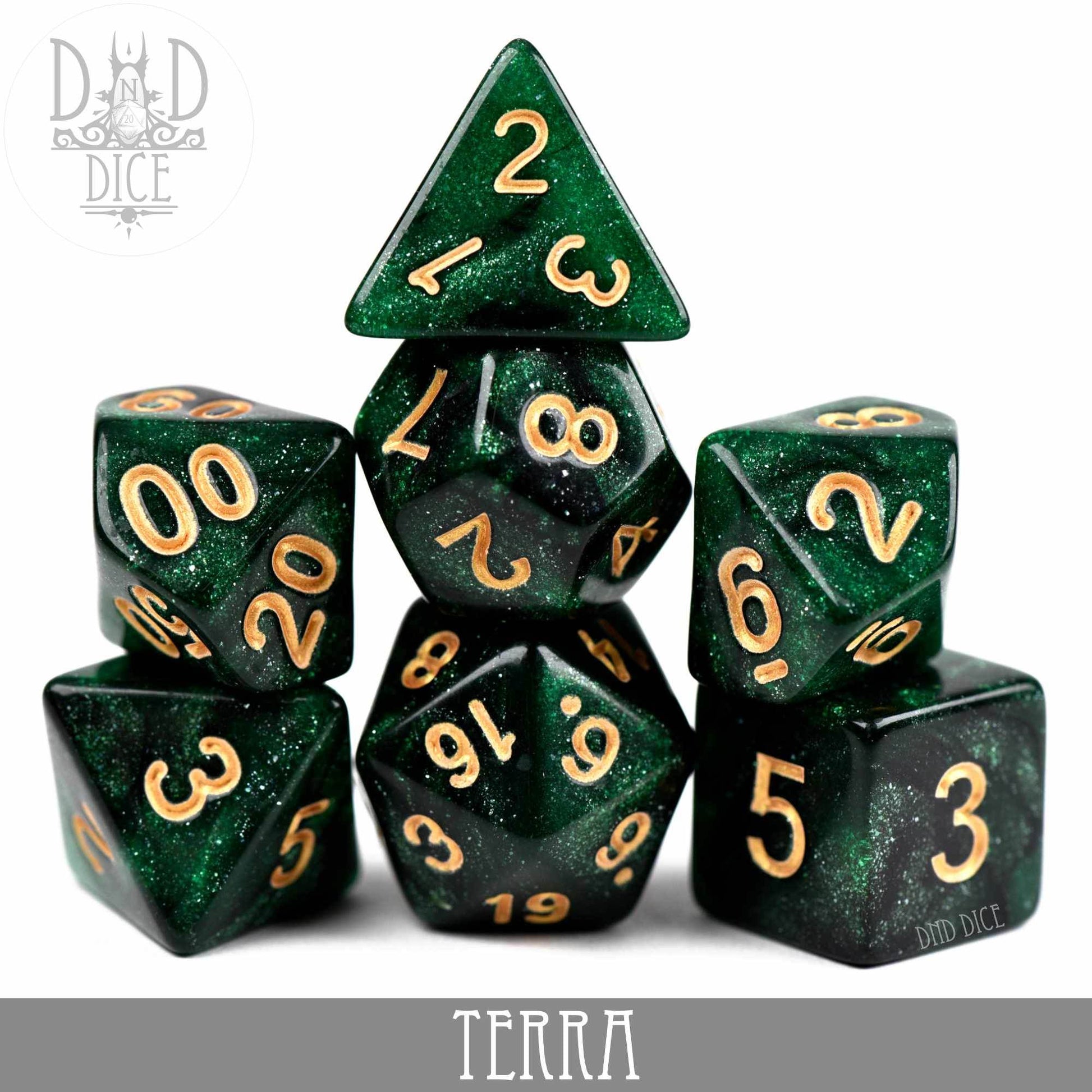 Terra Galaxy 7 or 11 Dice Set - 7 Dice Set