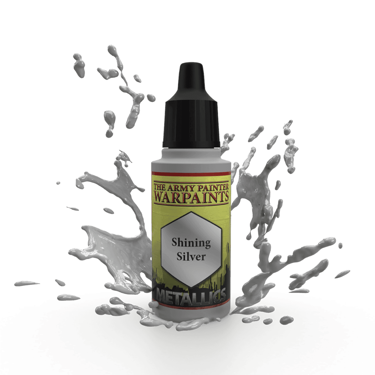 Army Painter Warpaints: Metallics - Shining Silver 18ml - 