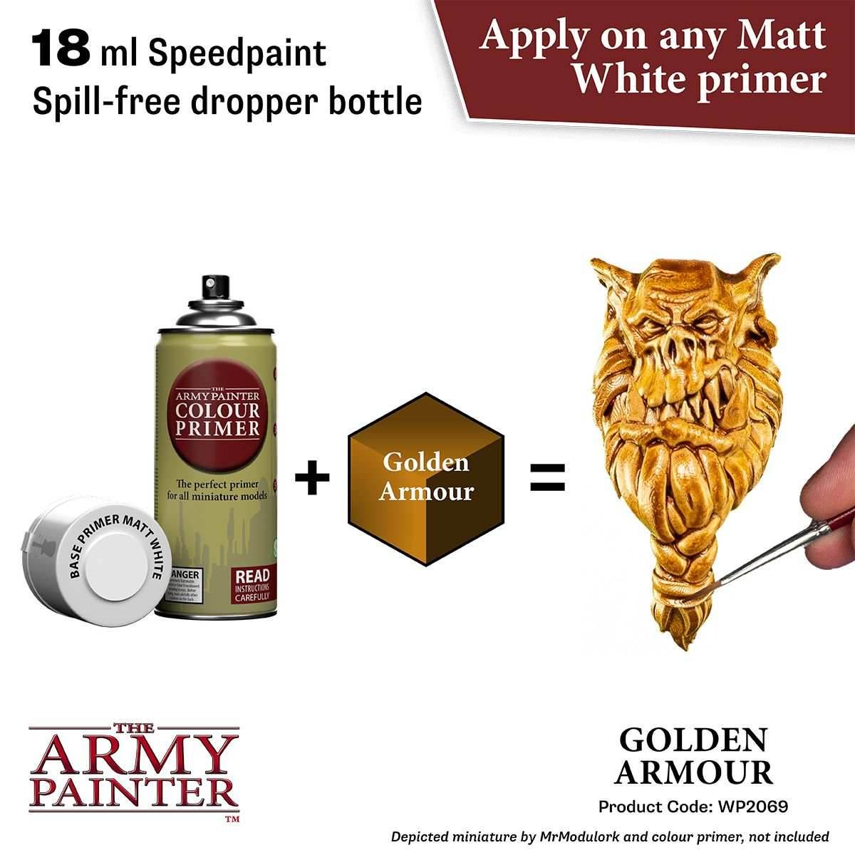 Army Painter Warpaints Speedpaint 2.0: Golden Armour 18ml - 