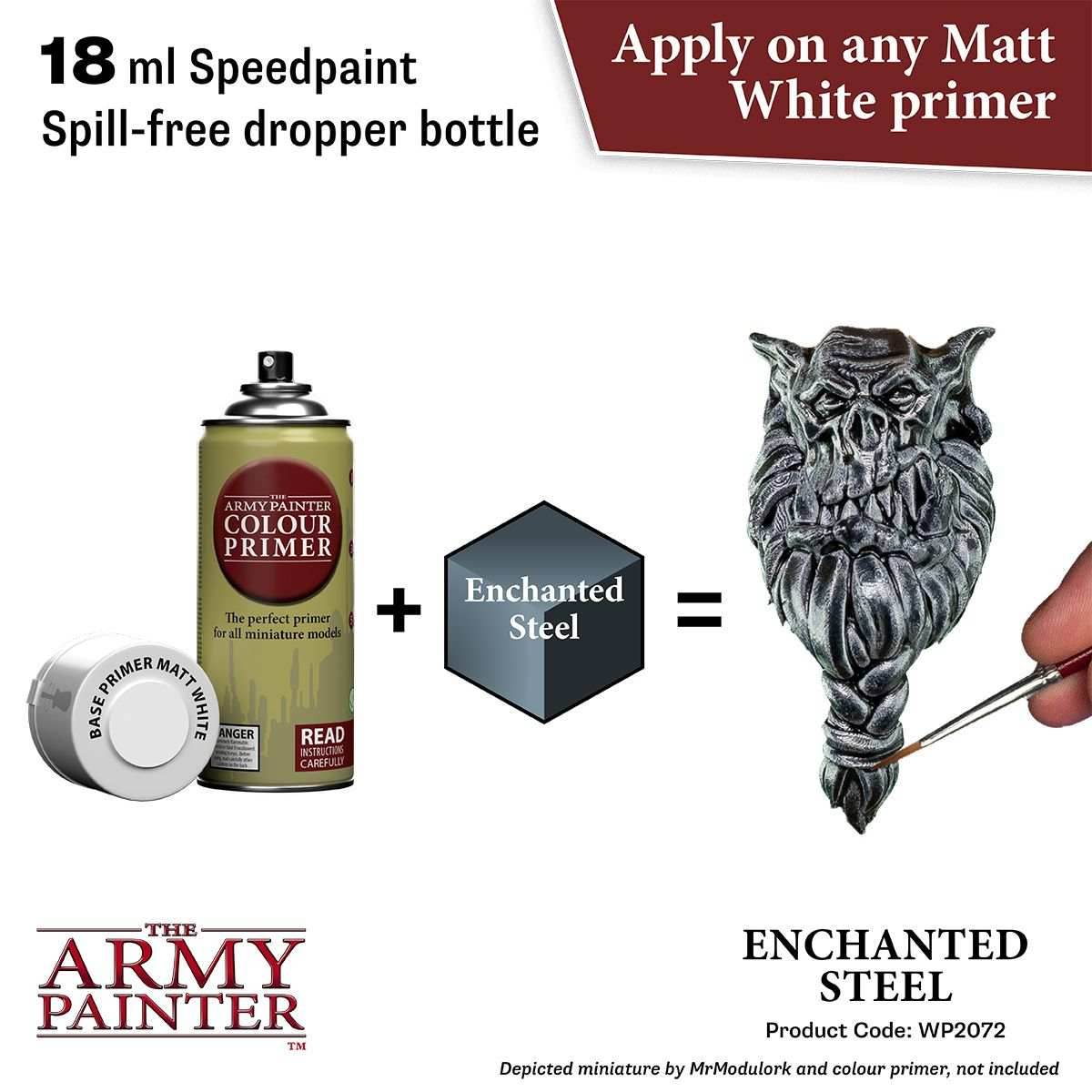 Army Painter Warpaints Speedpaint 2.0: Enchanted Steel 18ml - 