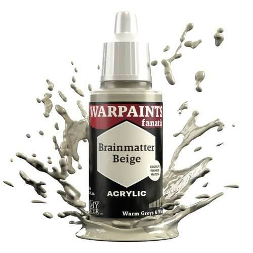 The Army Painter Warpaints Fanatic Acrylic (18 ml) Vol 1. Cool & Neutral Colors - Brainmatter Beige