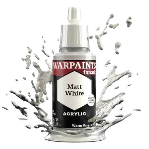 The Army Painter Warpaints Fanatic Acrylic (18 ml) Vol 1. Cool & Neutral Colors - Matt White