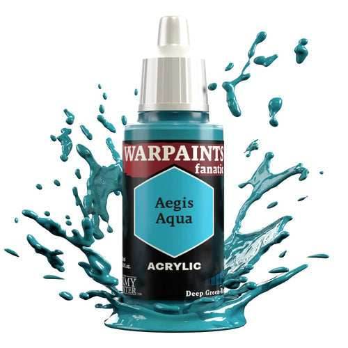 The Army Painter Warpaints Fanatic Acrylic (18 ml) Vol 1. Cool & Neutral Colors - Aegis Aqua