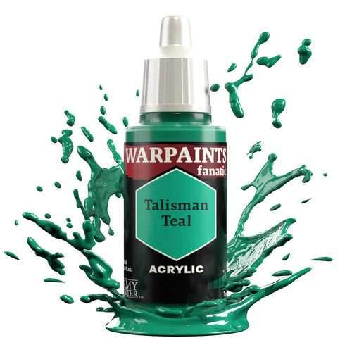 The Army Painter Warpaints Fanatic Acrylic (18 ml) Vol 1. Cool & Neutral Colors - Talisman Teal