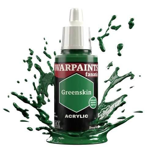 The Army Painter Warpaints Fanatic Acrylic (18 ml) Vol 1. Cool & Neutral Colors - Greenskin