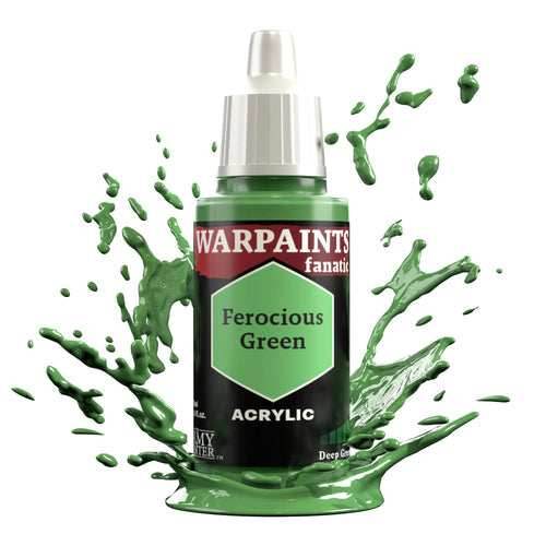 The Army Painter Warpaints Fanatic Acrylic (18 ml) Vol 1. Cool & Neutral Colors - Ferocious Green
