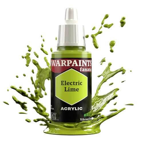 The Army Painter Warpaints Fanatic Acrylic (18 ml) Vol 1. Cool & Neutral Colors - Electric Lime