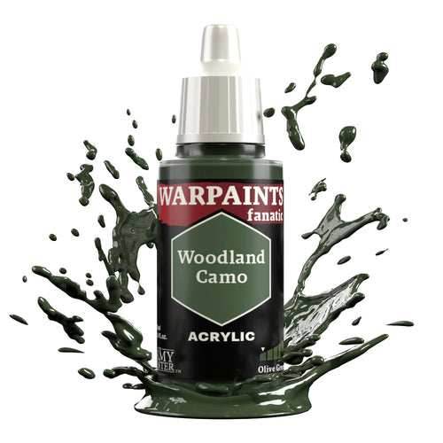 The Army Painter Warpaints Fanatic Acrylic (18 ml) Vol 1. Cool & Neutral Colors - Woodland Camo