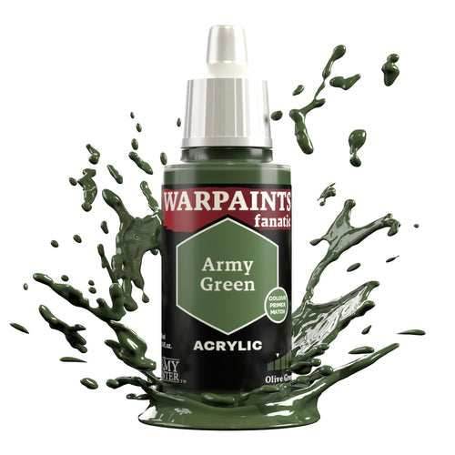 The Army Painter Warpaints Fanatic Acrylic (18 ml) Vol 1. Cool & Neutral Colors - Army Green