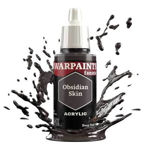 The Army Painter Warpaints Fanatic Acrylic (18 ml) Vol. 2 - Warm & Skin Colors - Obsidian Skin