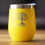 Tree of Life - Cute Family Themed Gifts and Decor - Insulated Wine Tumbler